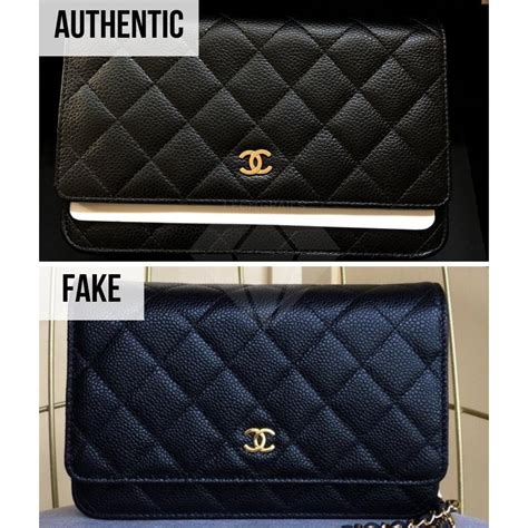 chanel wallet fake|how to tell Chanel authenticity.